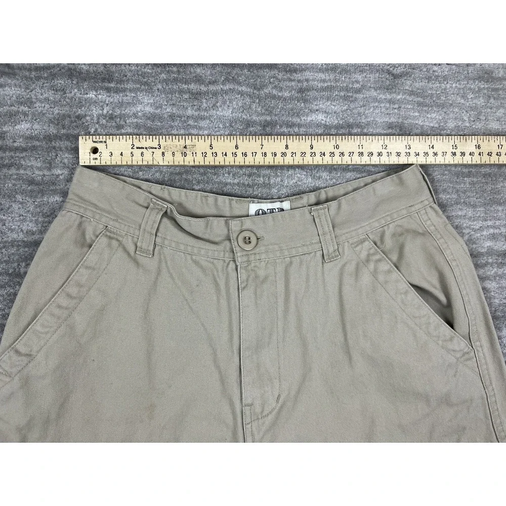OTB Cargo Shorts Mens 32 Tan One Tough Brand Khaki Cotton Utility Drawstring Hem